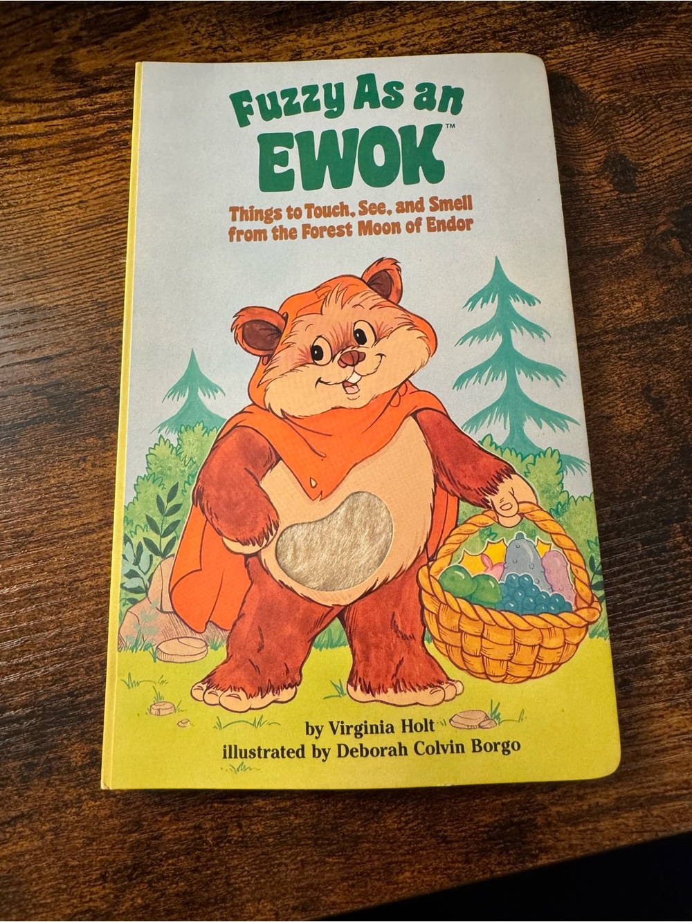 Vintage Star Wars Fuzzy As an Ewok Book